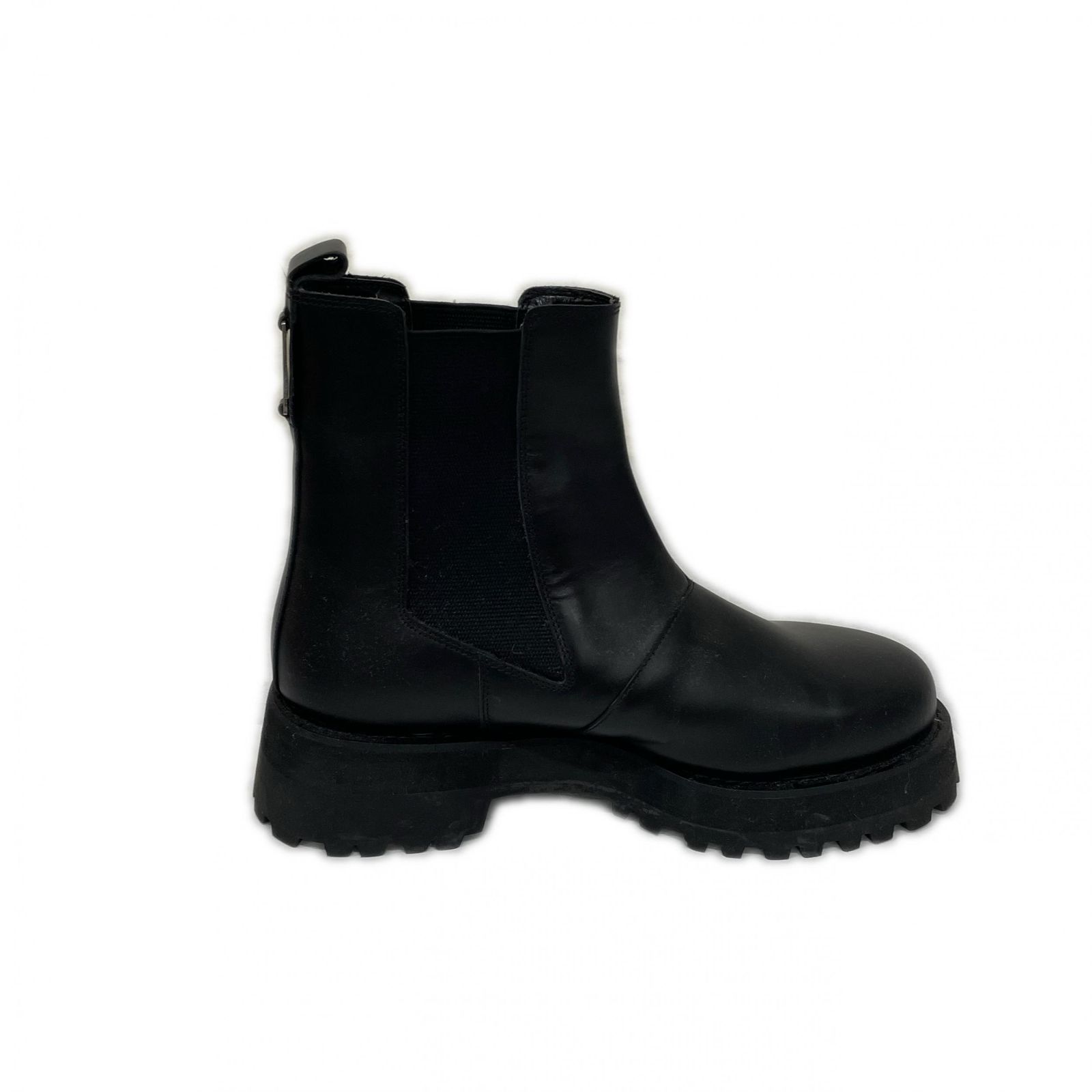 レザー ブラック