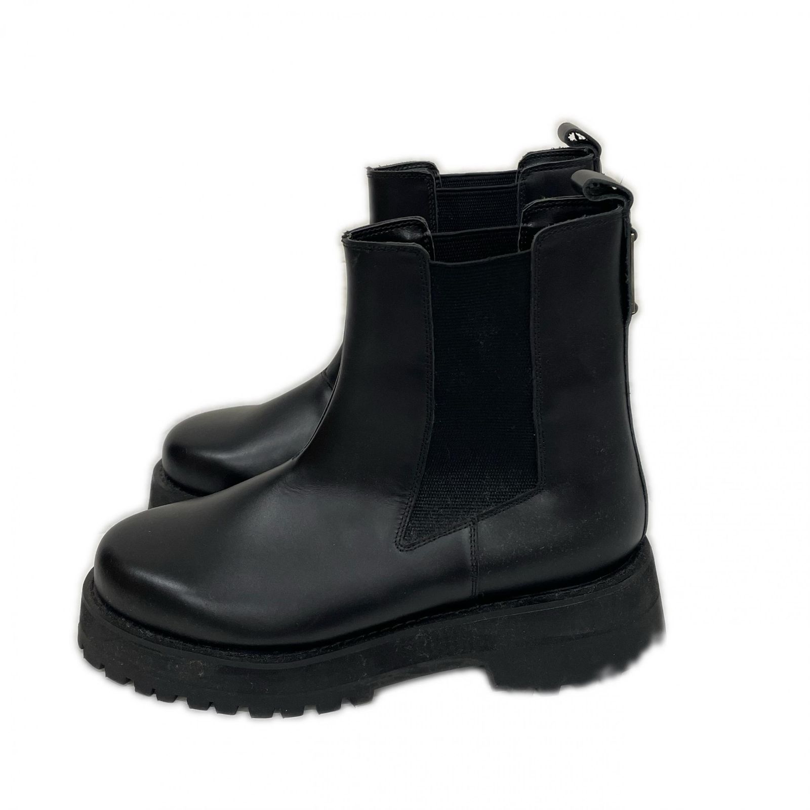  HIROSHI TSUBOUCHI ヒロシツボウチ サイドゴアブーツブーツ メンズ レザー ブラック その他 ブーツ