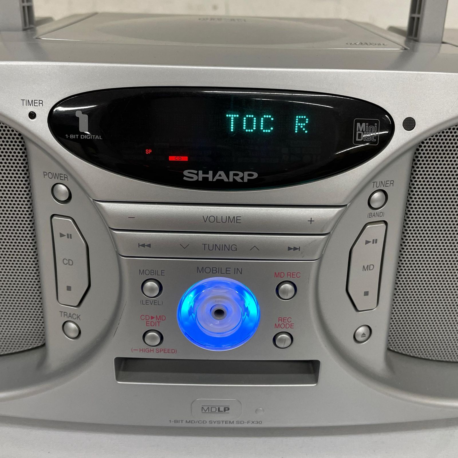 シャープ　CD・ダブルMDシステム　SHARP　MD-F20 シャープ CD・ダブルMDシステム SHARP MD-F20