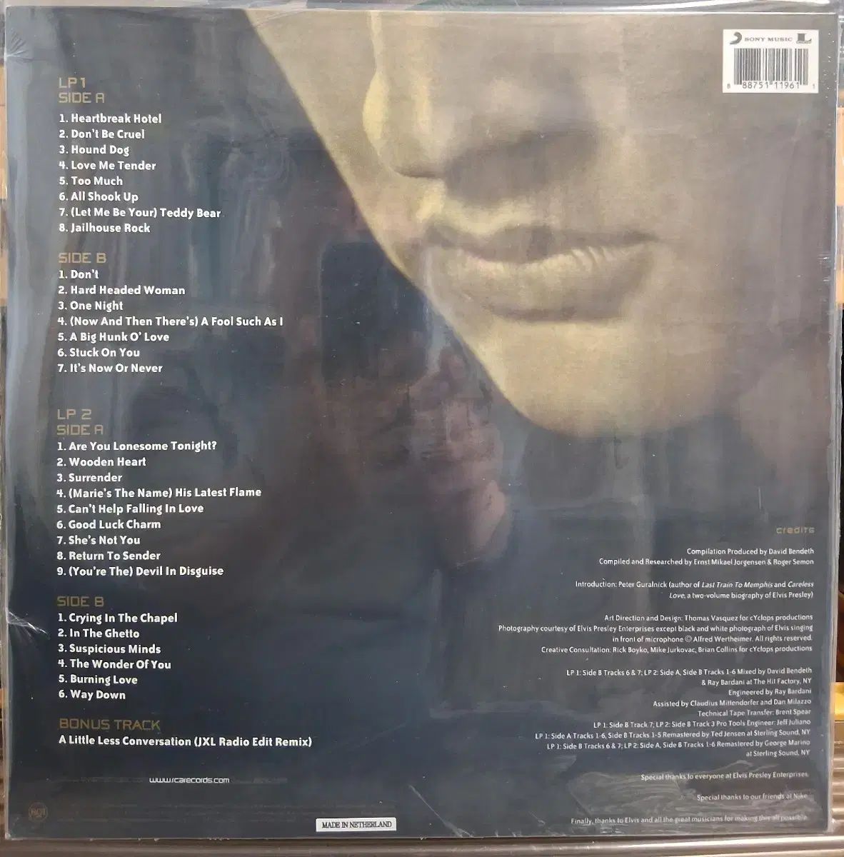 エルビス プレスリー LP ELV1S 2LP アルバム