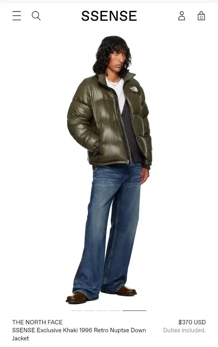 THE NORTH FACE ザノースフェイス ヌプシ ssense エクスクルーシブ L