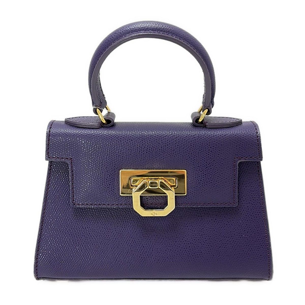 Carbotti カルボッティ ハンドバッグ - パープル レザー