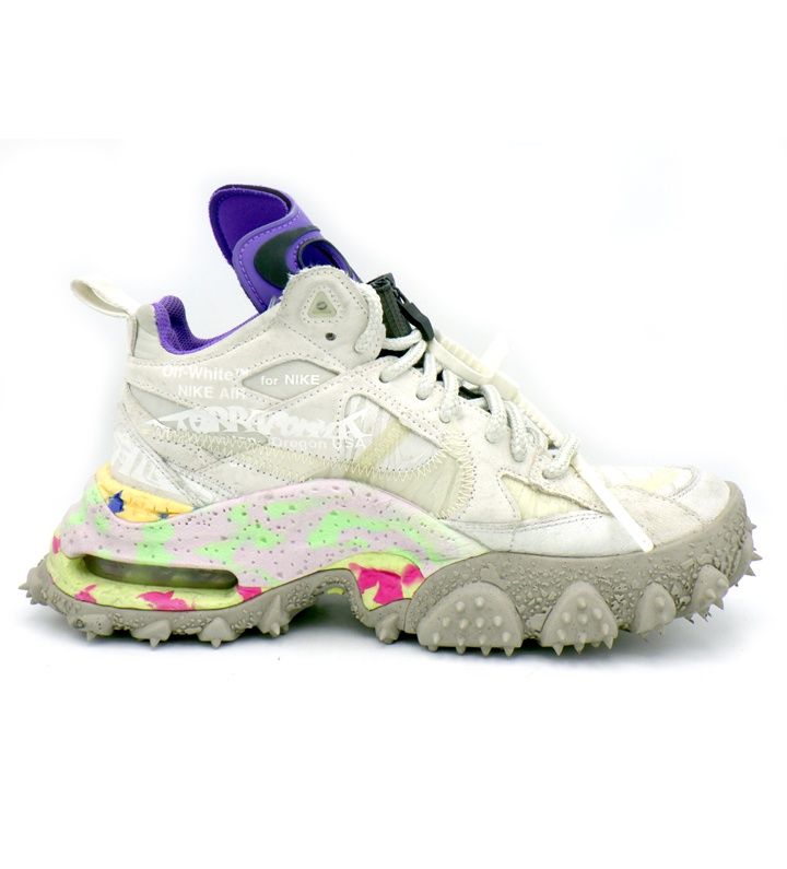 ナイキ NIKE × オフホワイト OFF WHITE AIR TERRA FORMA DQ 1615 100 エア テラフォーマ サミット ホワイト アンド サイキック パープル スニーカー h 5968