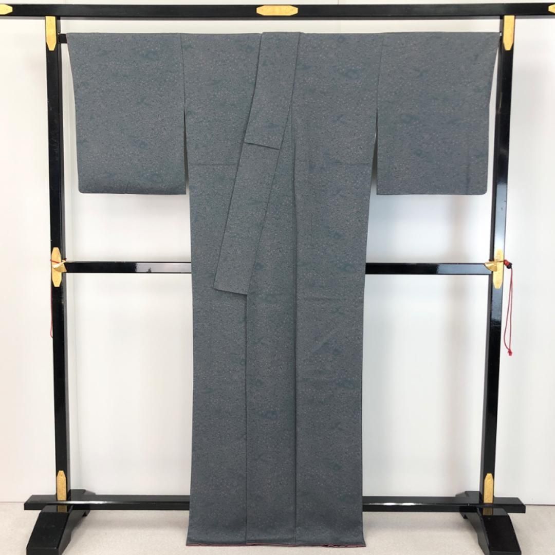 花模様 錆納戸色