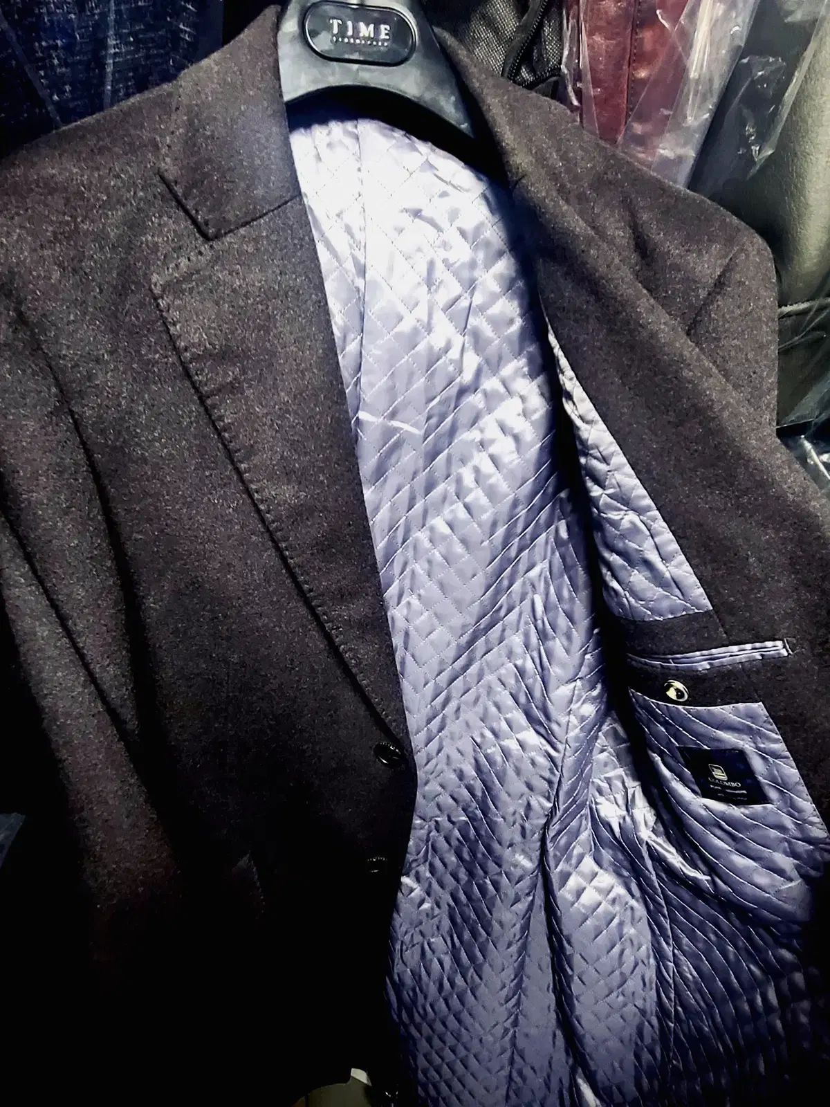 ダークグレー コート