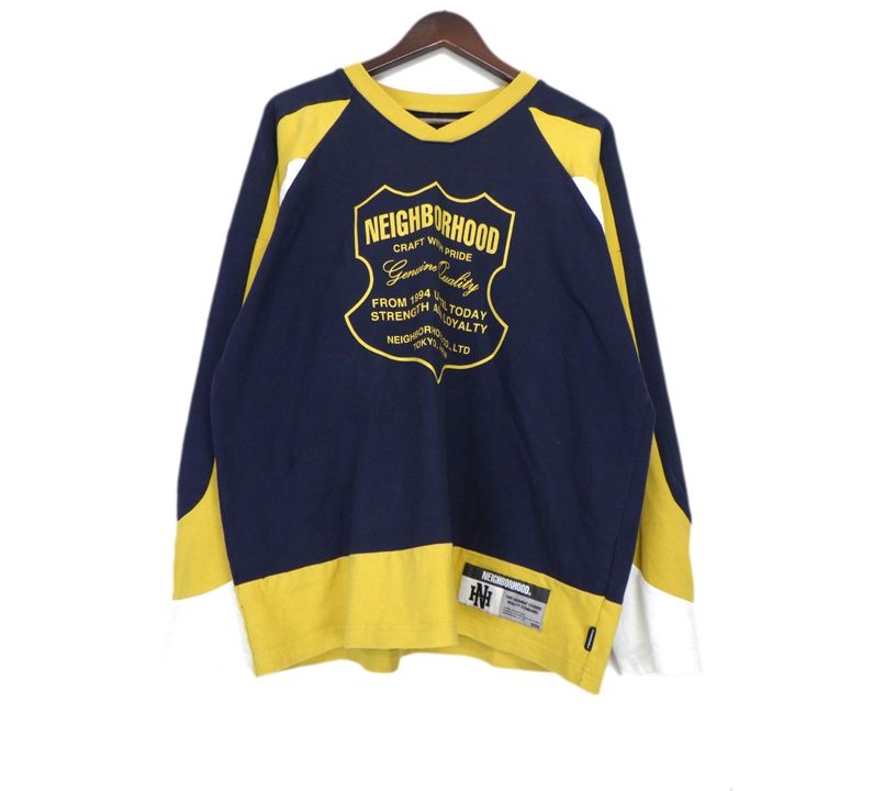ネイバーフッド NEIGHBORHOOD 25SS 252FPNH CSM14 ホッケー ナンバリング ロング スリーブ カットソー h5969