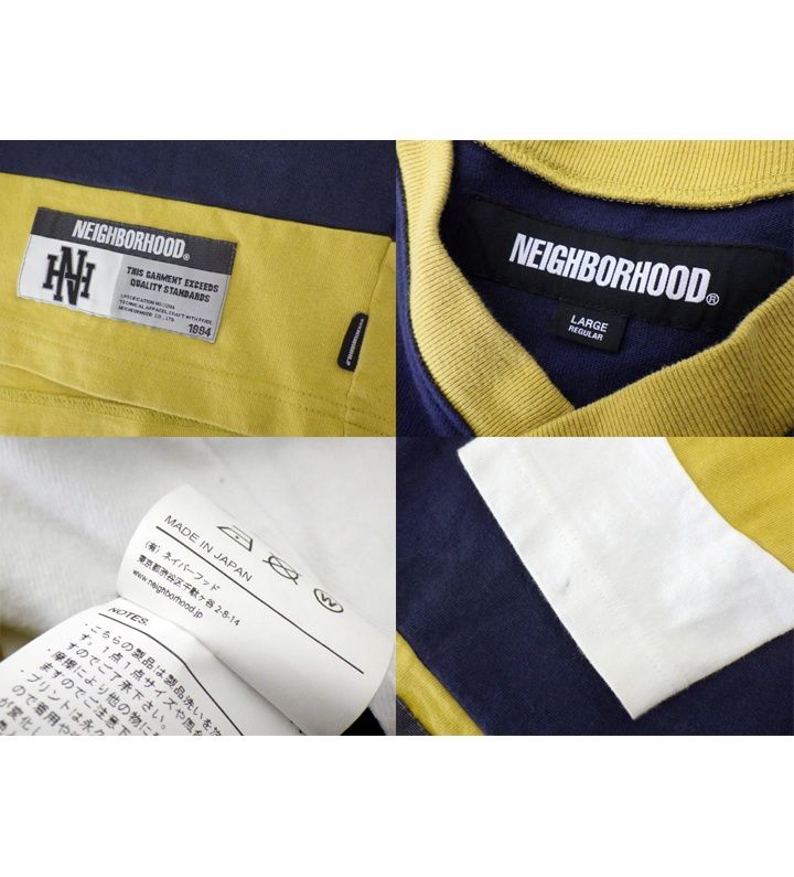 ネイバーフッド 25 SS 252 FPNH CSM 14 ホッケー ナンバリング ロング スリーブ カットソー h 5969