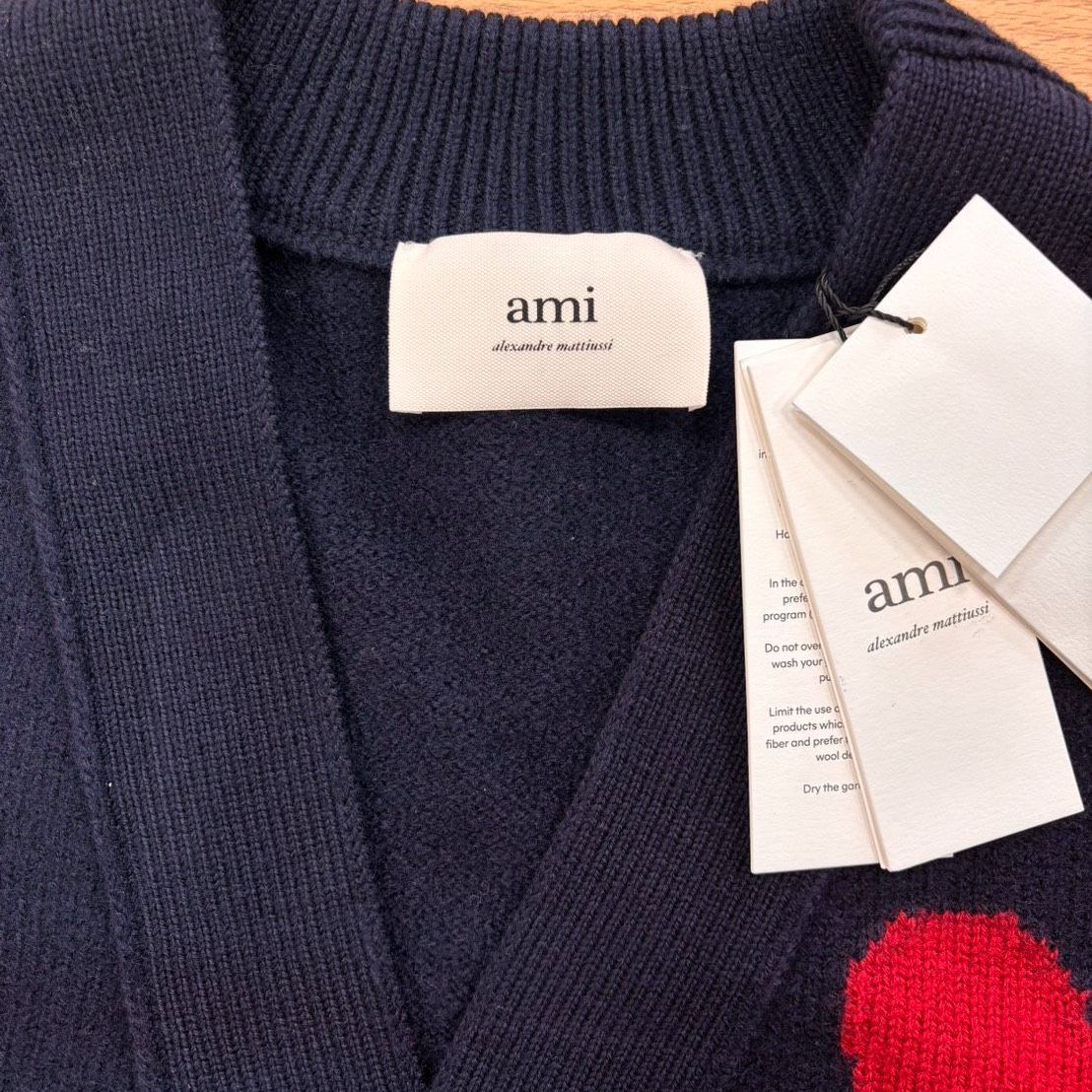 ニットカーディガン ネイビー