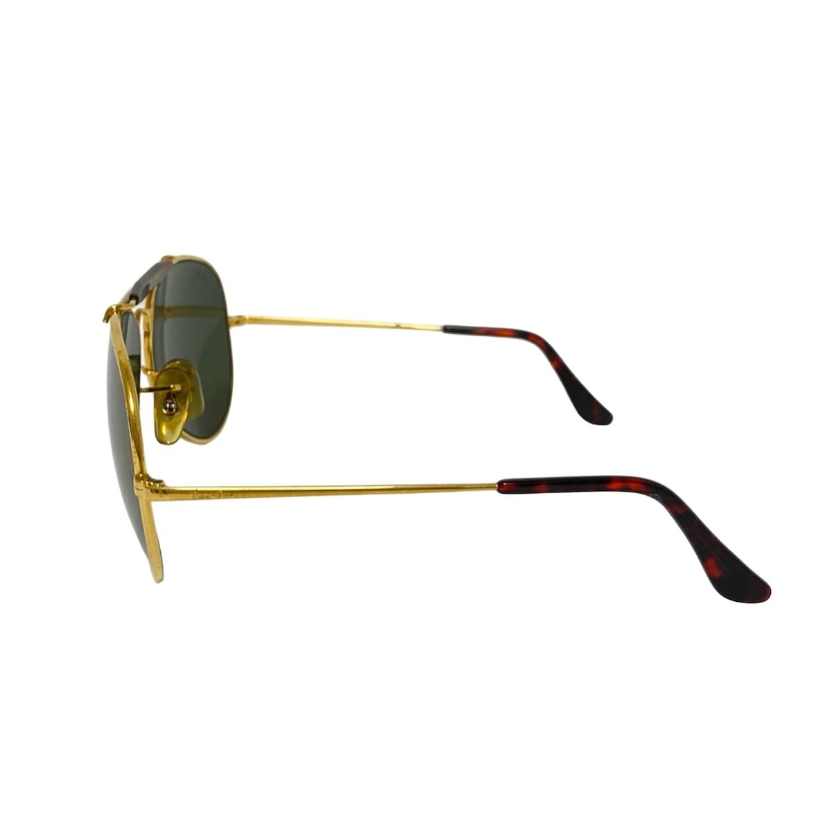 Ray-Ban レイバン サングラス - W1508 黒×ゴールド×ダークブラウン B-L ダイヤモンドハード