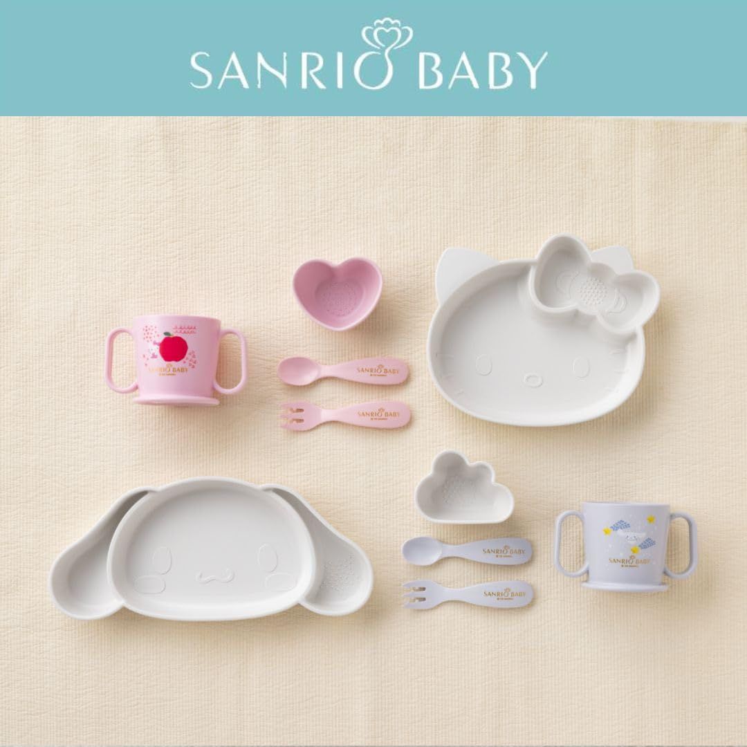  サンリオ Sanrio Baby ベビー食器セット シナモロール 5点セット ランチプレート 小鉢 両手マグ スプーン フォーク 赤ちゃん 子供 出産祝い プレゼント 567051 ベビー用食器 授乳 食事