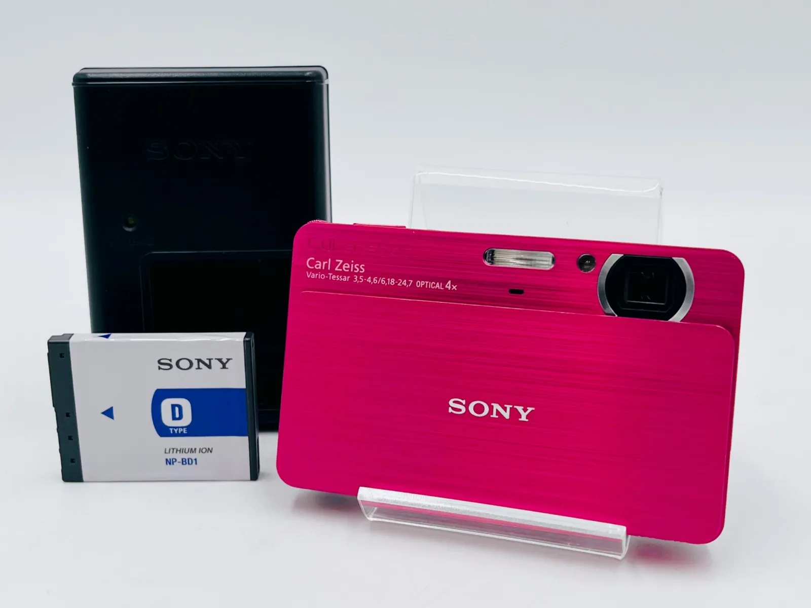 美品/動作品】SONY Cyber-shot DSC-T77 ピンク コンデジ 【公式通販】