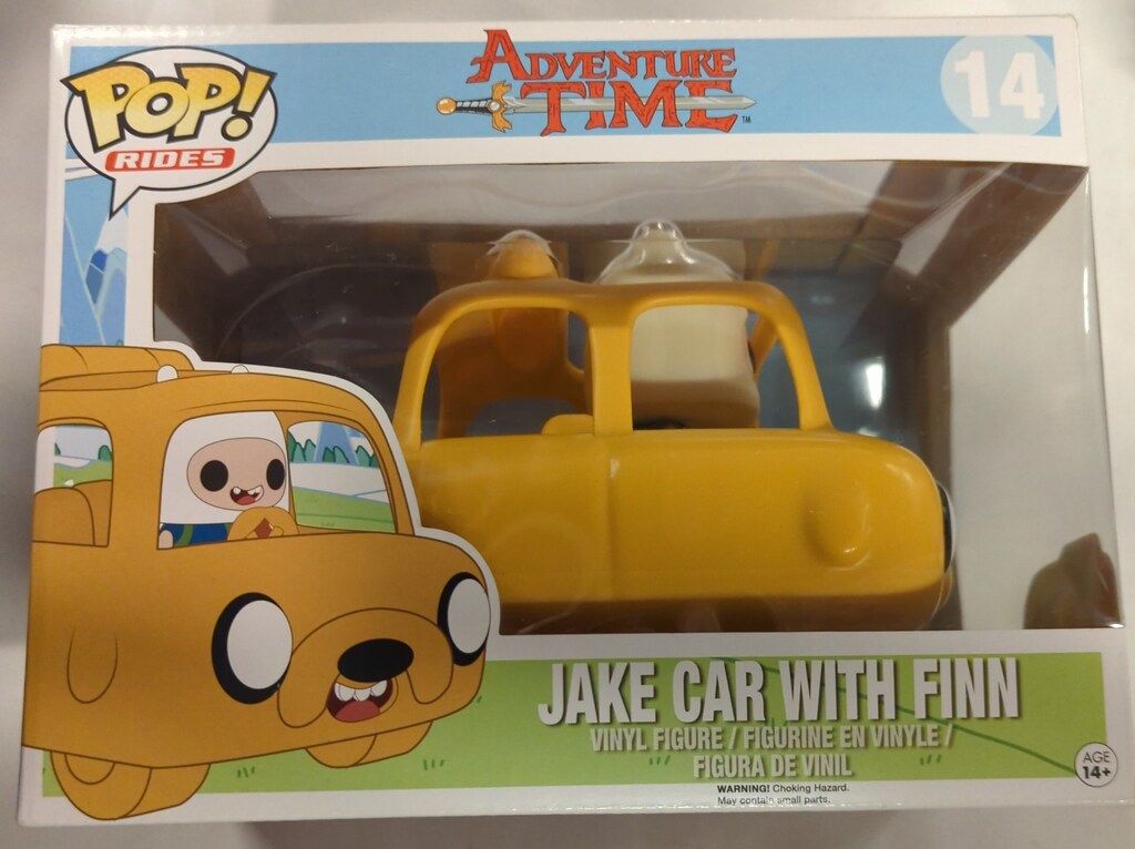 安い，SALE FUNKO POP! / RIDES JAKE CAR WITH FINN 14　ADVENTURE TIME アメコミ