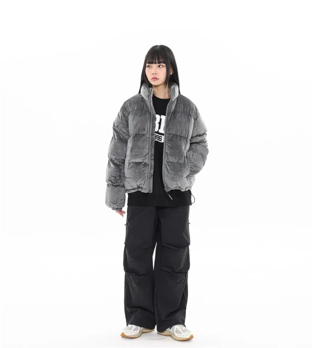 M アーバンプレイヤーズ ツアーベルベット ショートダウン グレー KANDAIZUMI_COM