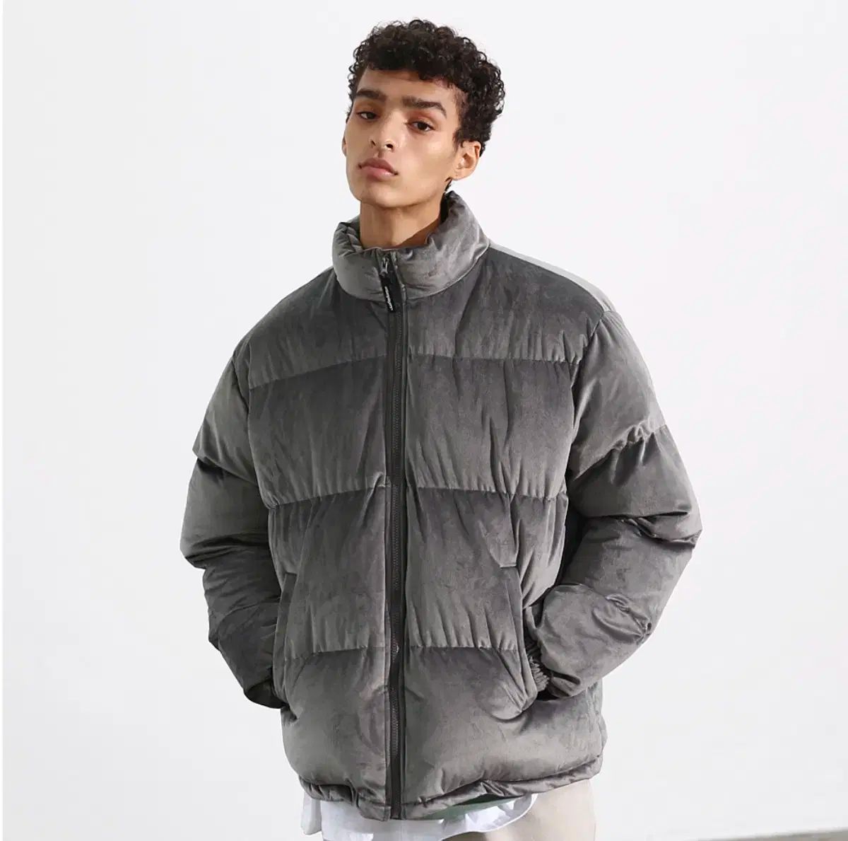 M アーバンプレイヤーズ ツアーベルベット ショートダウン グレー