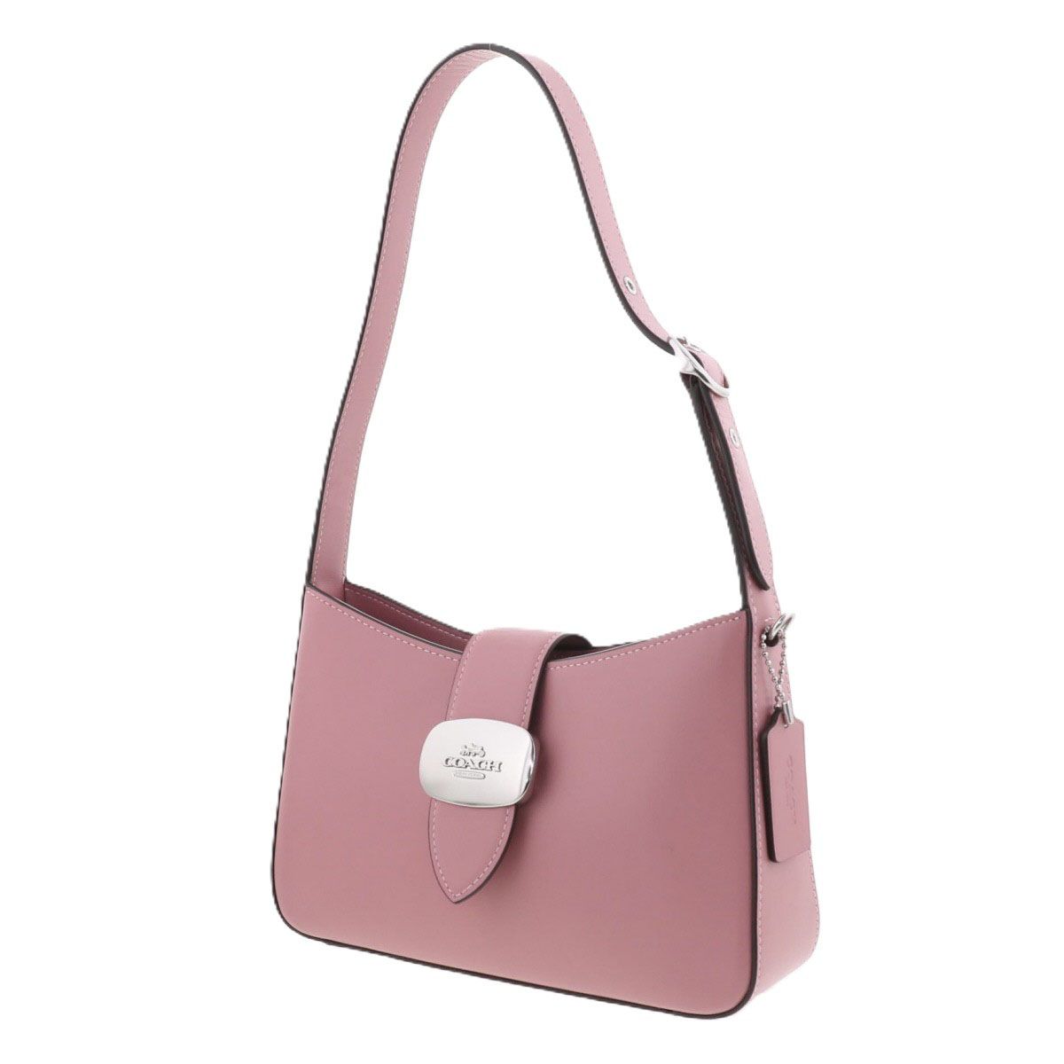 COACH コーチ エライザ トートバッグ CP004 レディース レザー ピンク シルバー