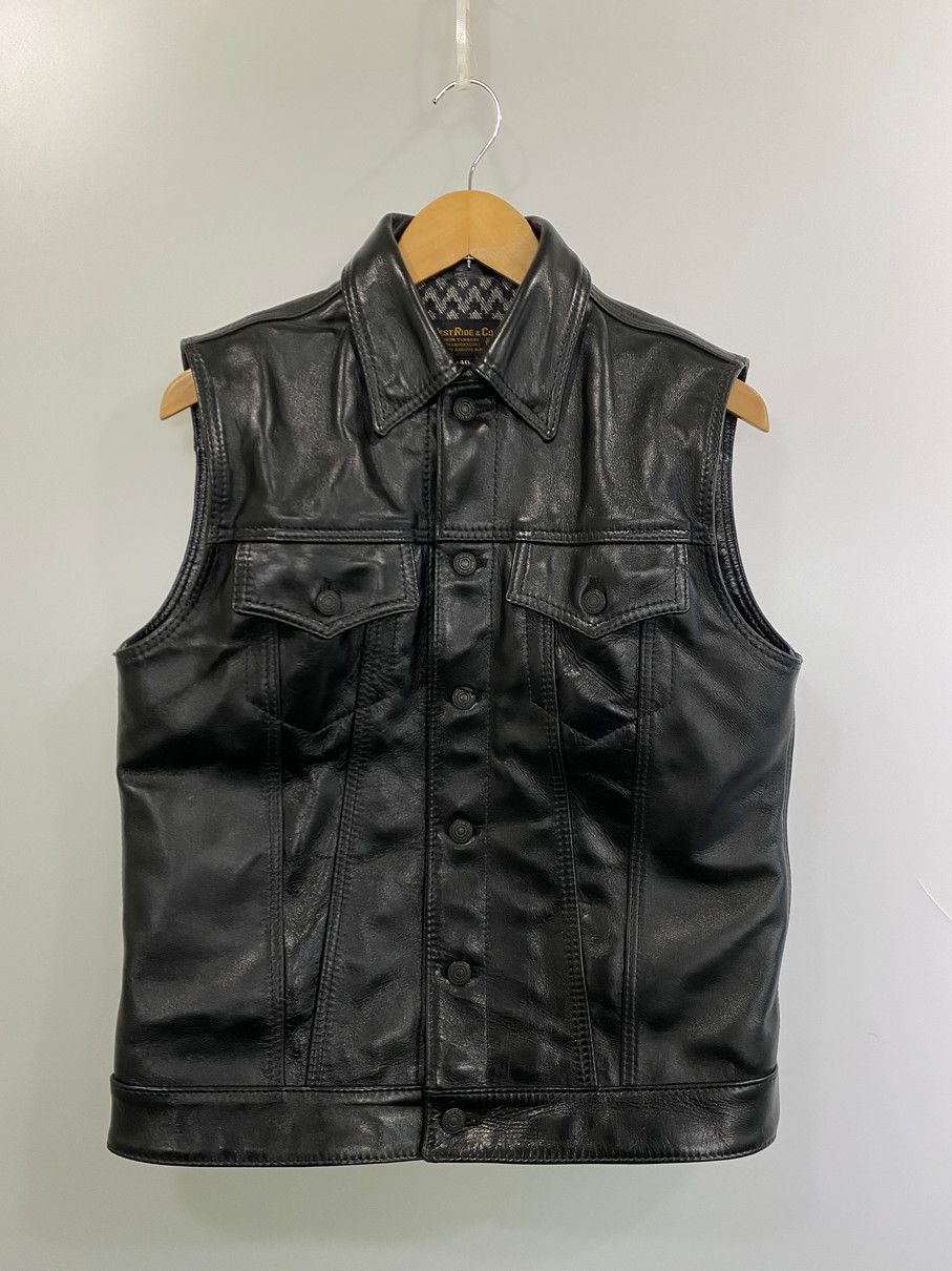 品 WESTRIDE ウエストライド GOAT SKIN DEAN VEST ゴートスキンディーンベスト 145-251102-zi-08-min