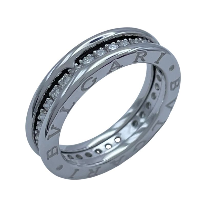 ブルガリ BVLGARI ビーゼロワンリング1バンド XS ホワイトゴールド 750 ジュエリー