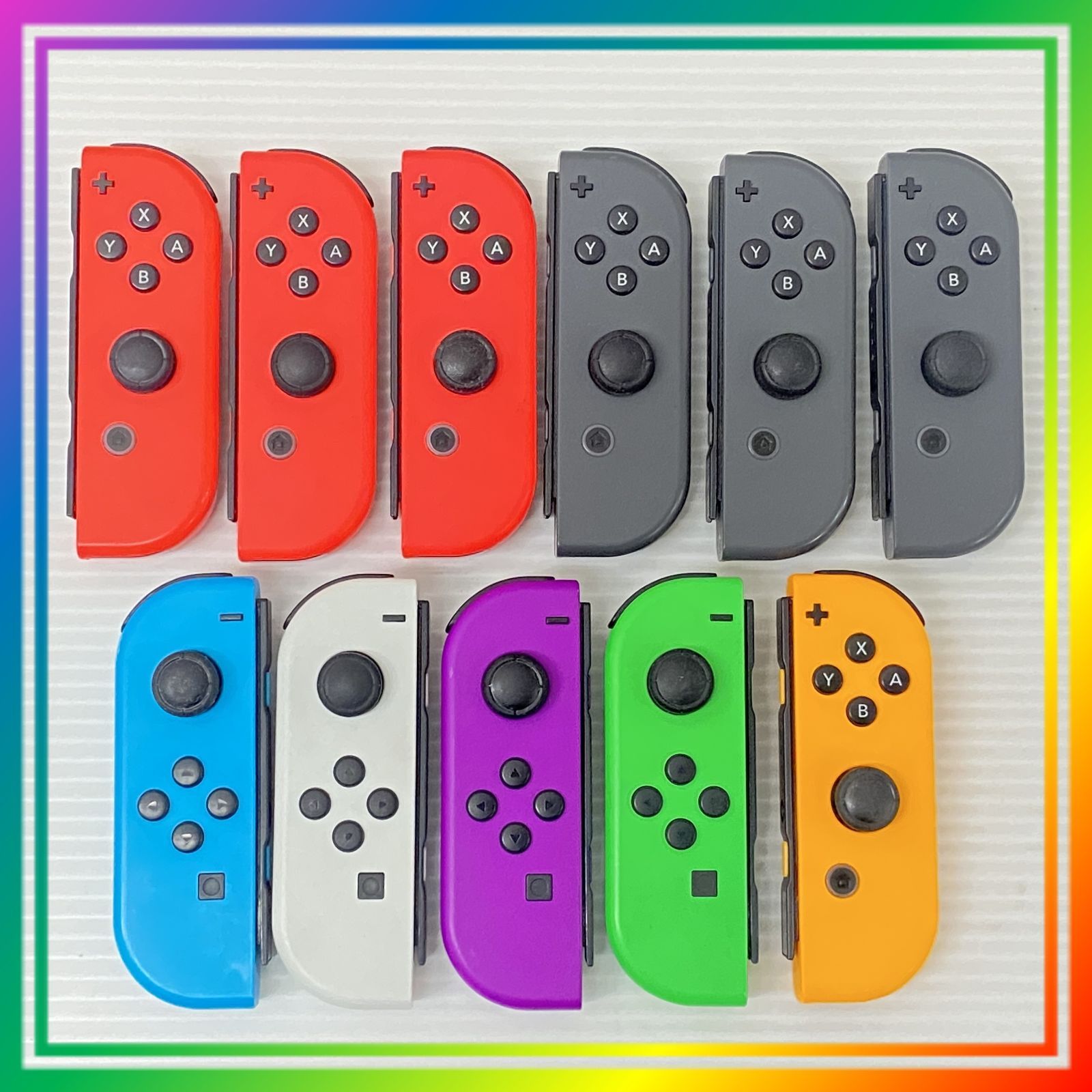 60 Nintendo Switch ニンテンドースイッチ Joy-Con 11個セット ジャンク品 smgh 091984