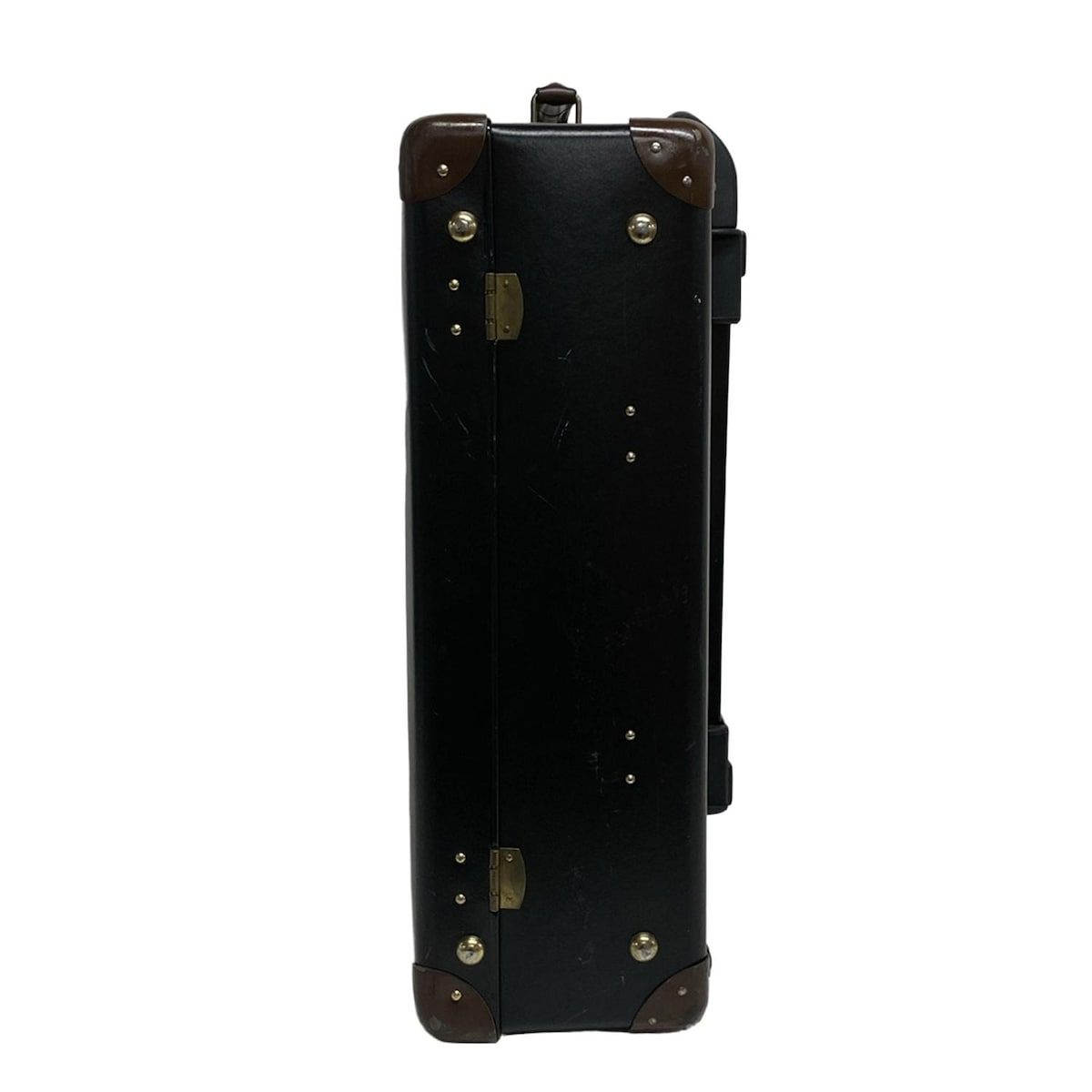 今がチャンス！ グローブトロッター キャリーバッグ オリジナル 20インチ トロリーケース 約32L 黒×ダークブラウン TSAなし 本体ダイヤルロックなし 品質100％！