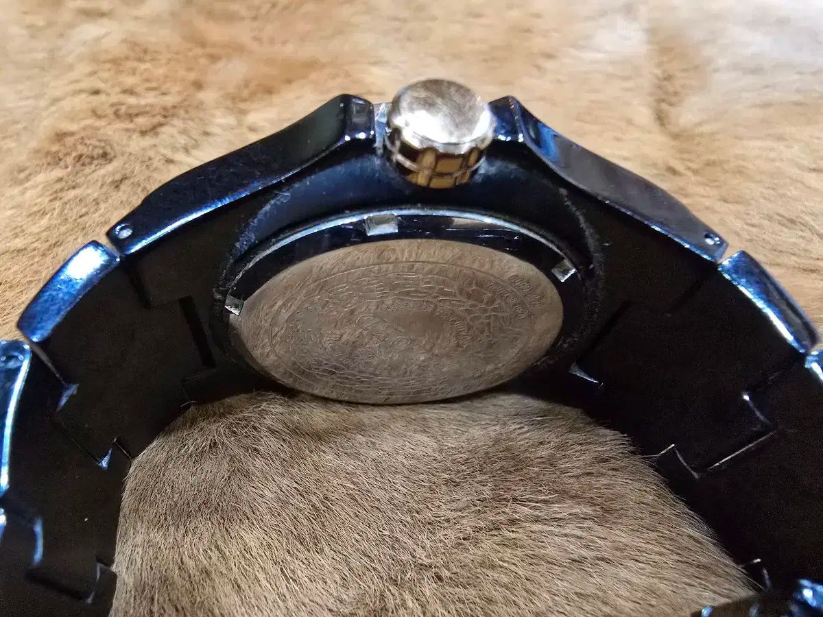  LLOYD メタル リスト時計 メンズ用 オーバホール レザーベルト 時計