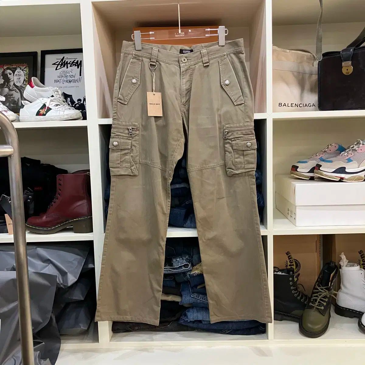 バーバリー ブラックレーベル カーゴパンツ 79