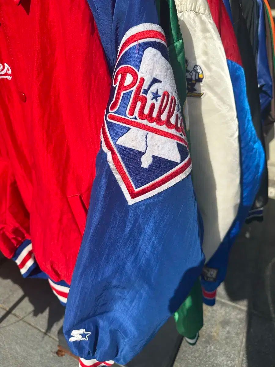 90 s ヴィンテージ STARTER フィラデルフィア フィリーズ ベースボール スタジアム ジャケット