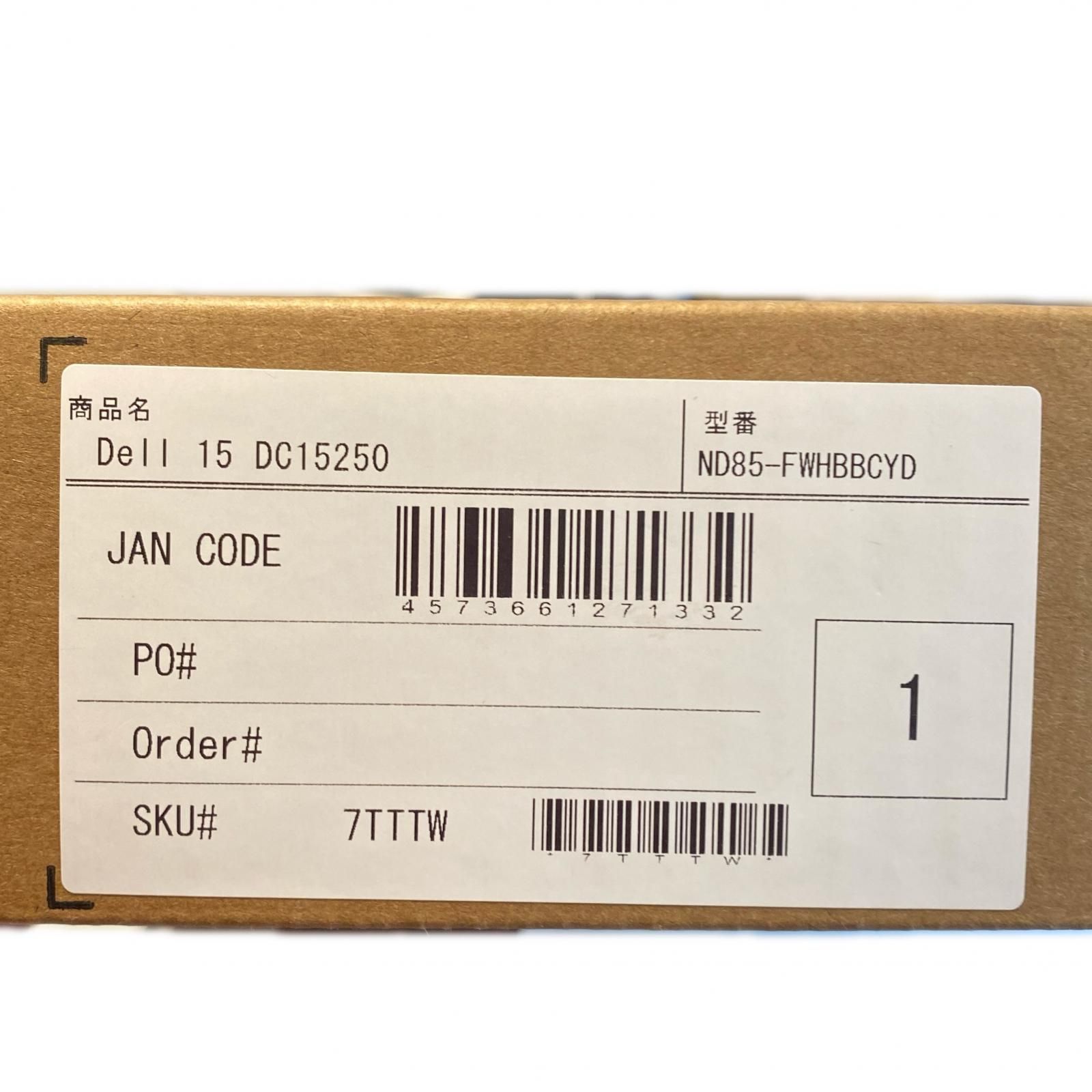 DELL 15 DC 15250 ND85-FWHBBCYD Core-i7-1355U 16GB SSD 1TB OK 全額返金保証 最速発送