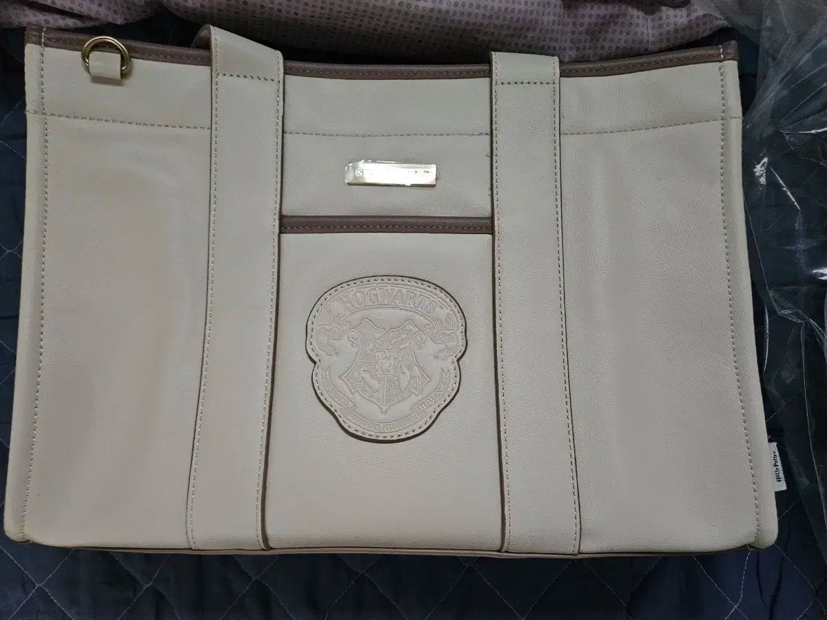 ハリーポッター ホグワーツ アイボリー トートバッグ