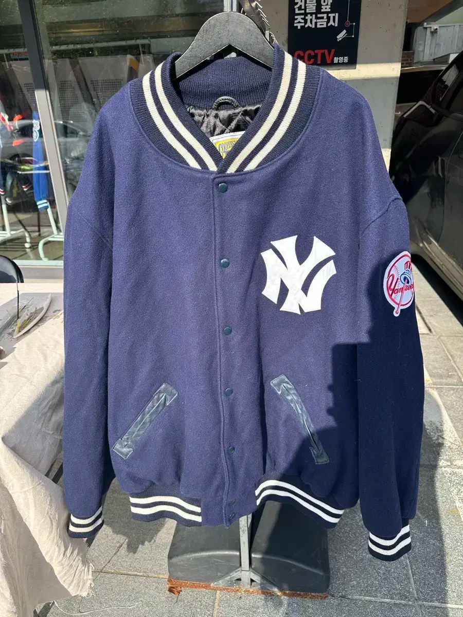90s ヴィンテージ ミッチェルアンドネス NEW YORK ヤンキース スタジャン ジャケット