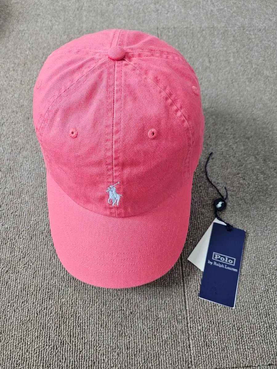 ポロ ベースボールキャップ ピンク