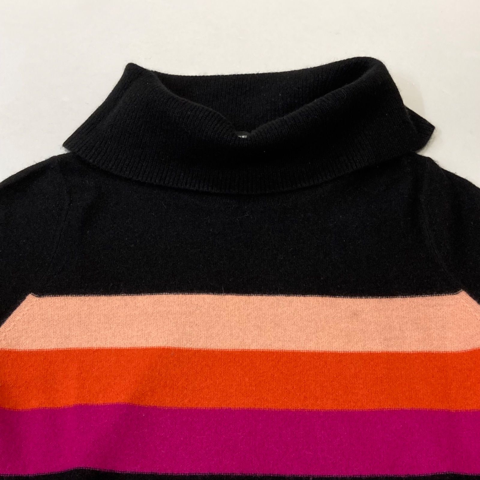 SONIA RYKIEL ソニアリキエル マルチボーダー カシミヤニット サイズ38