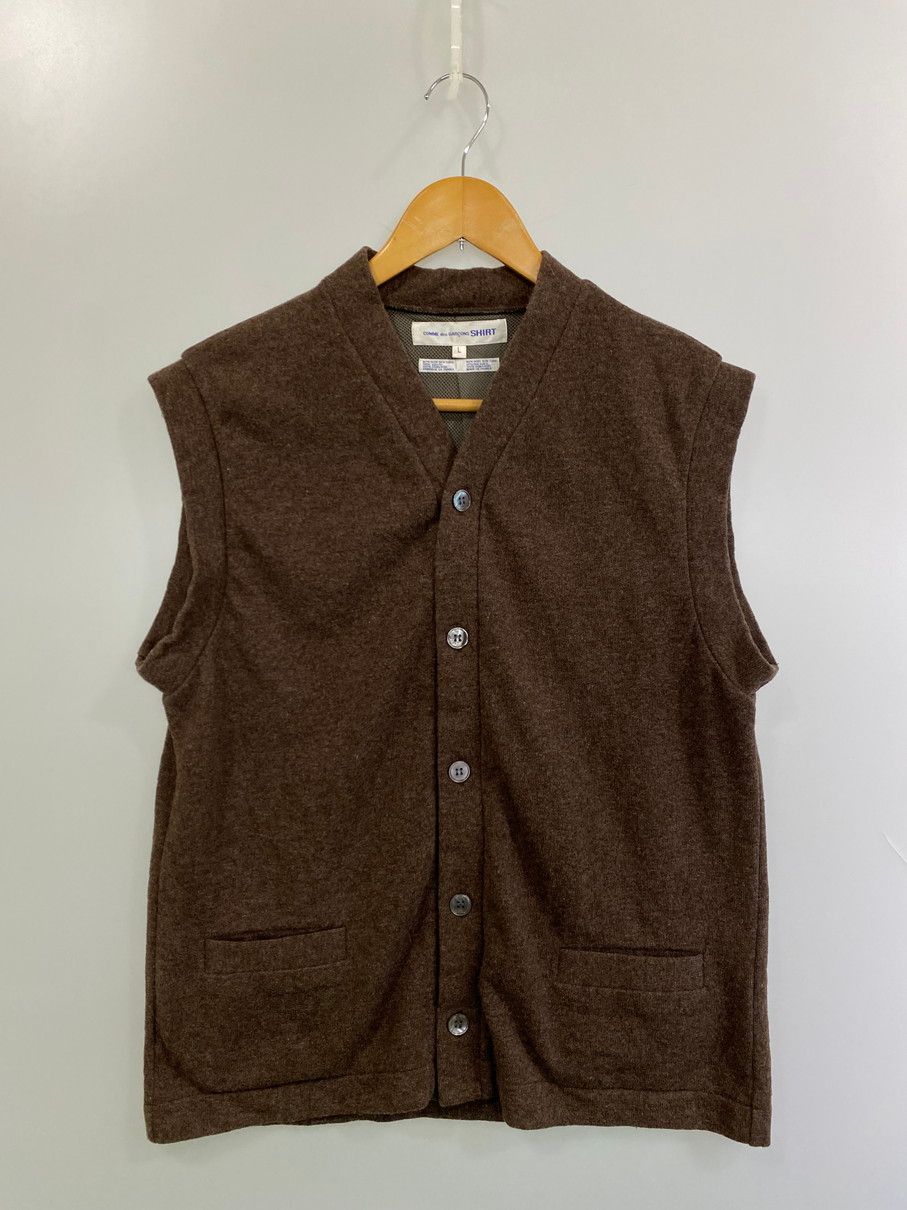 品 COMME des GARCONS SHIRT コムデギャルソンシャツ WOOL VEST ウールベスト 140-251102-zi-11-min