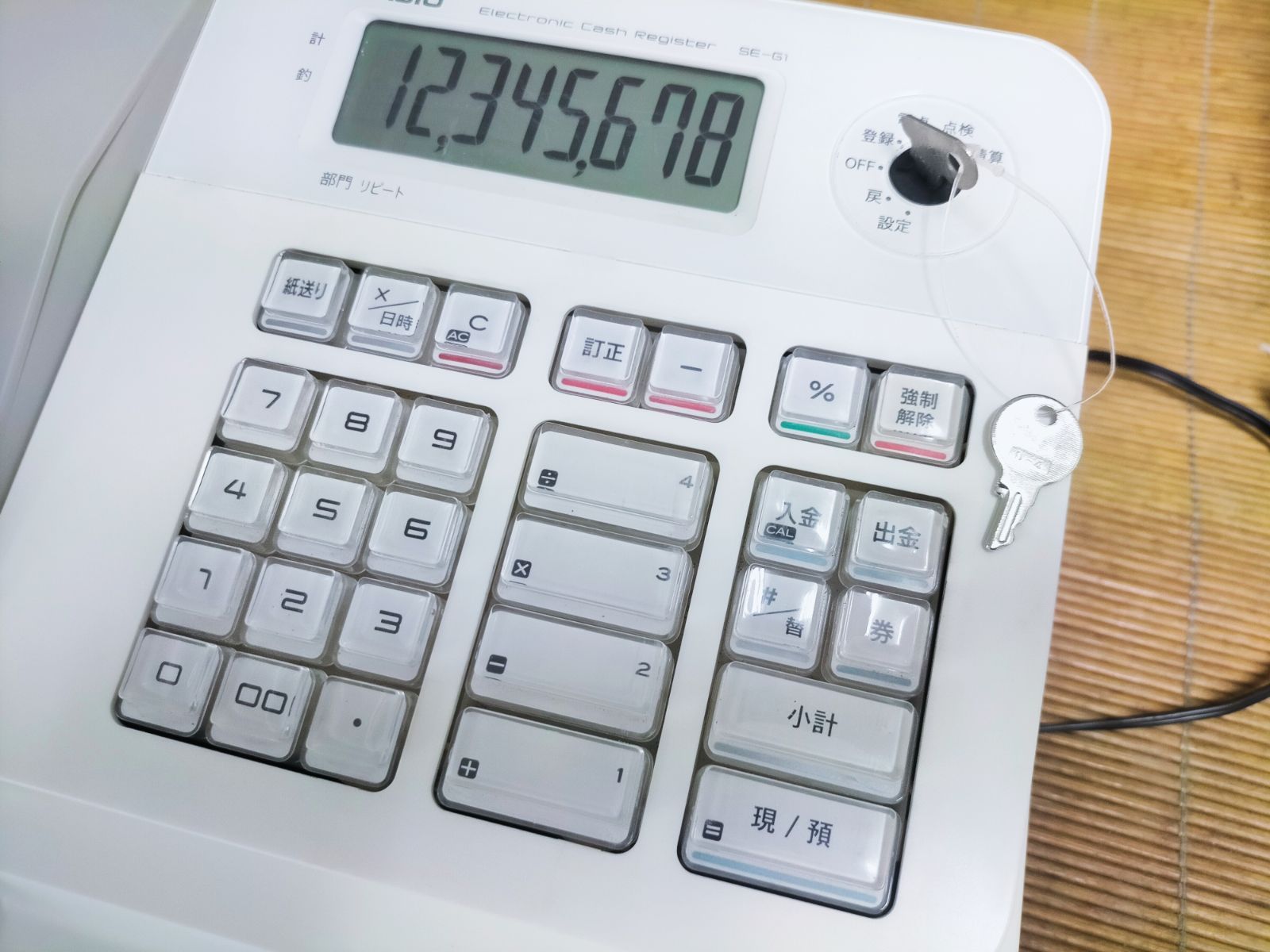 新色が続々入荷。 カシオレジスター SE-G1 人気機種 012999