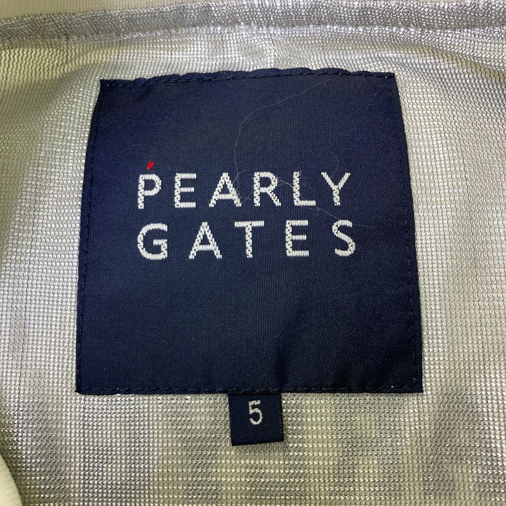 美品　パーリーゲイツ　蓄熱裏地　スニード　　白　ホワイト L サイズ５ 美品 パーリーゲイツ 蓄熱裏地 スニード 白 ホワイト L サイズ5