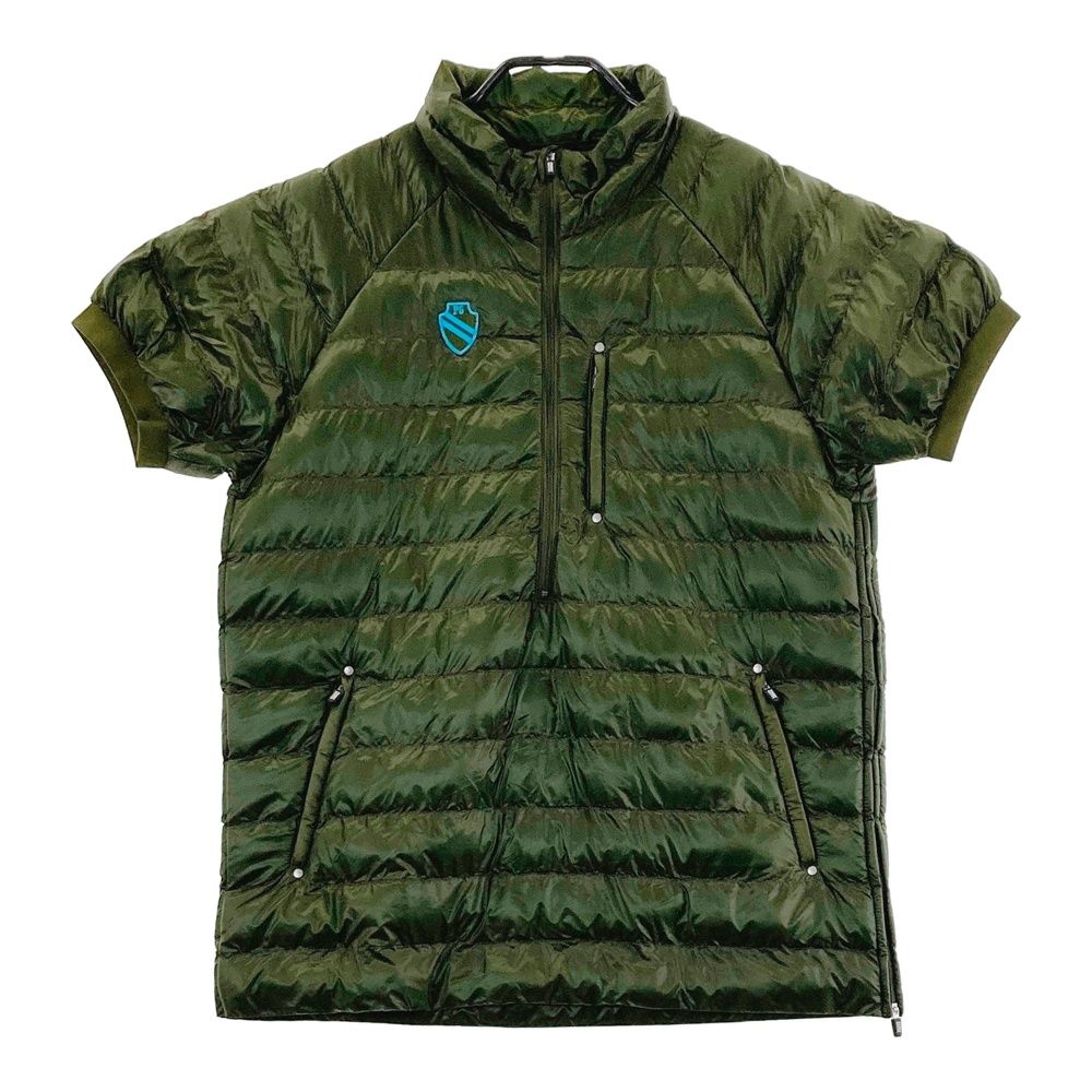 サイズ 2 PEARLY GATES パーリーゲイツ スニードジャック ハーフジップ 半袖 中綿ブルゾン カーキ系 240101467276 ゴルフウェア レディース ストスト