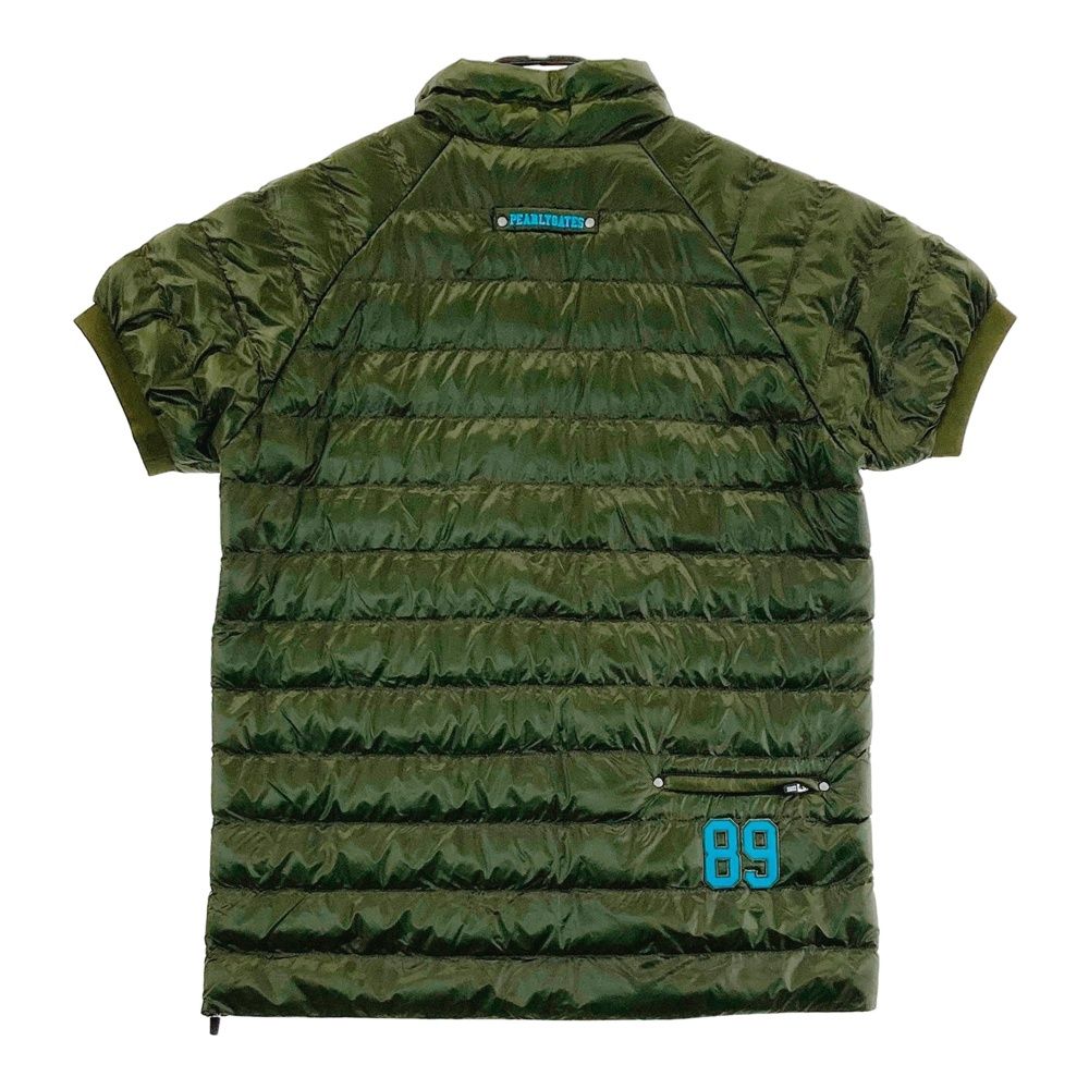 サイズ 2 PEARLY GATES パーリーゲイツ スニードジャック ハーフジップ 半袖 中綿ブルゾン カーキ系 240101467276 ゴルフウェア レディース ストスト