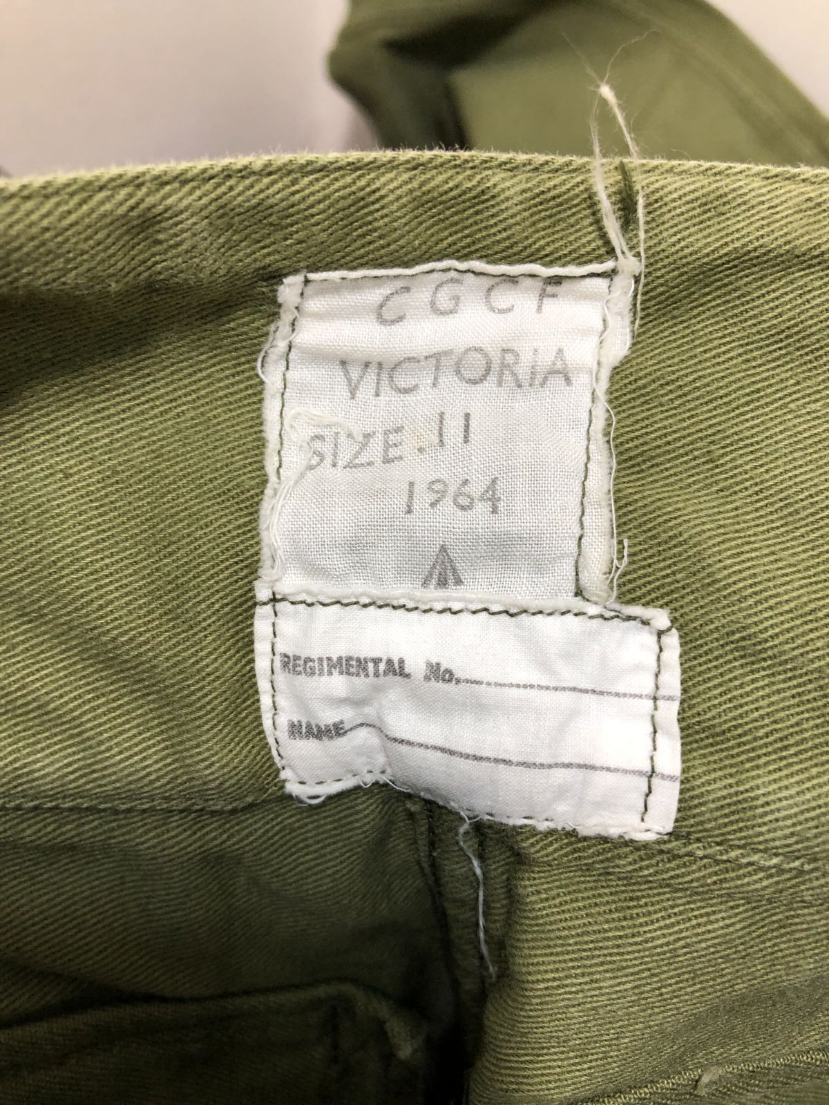 061120 1964年 CGCF オーストラリア軍 グルカ パンツ 11 ミリタリー 60 s