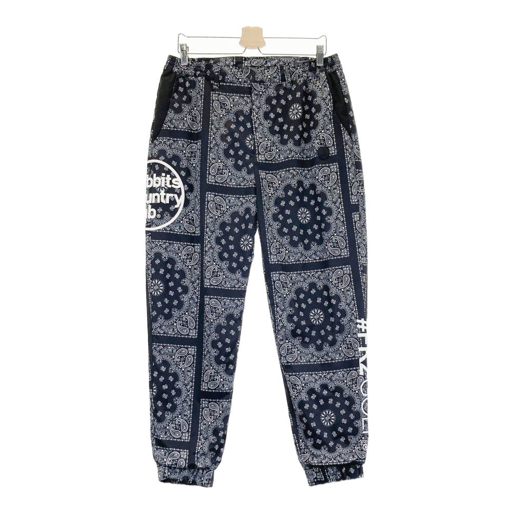 サイズ L FR2 GOLF エフアールツーゴルフ 中綿パンツ ペイズリー柄 ブラック系 240101540840 ゴルフウェア メンズ ストスト