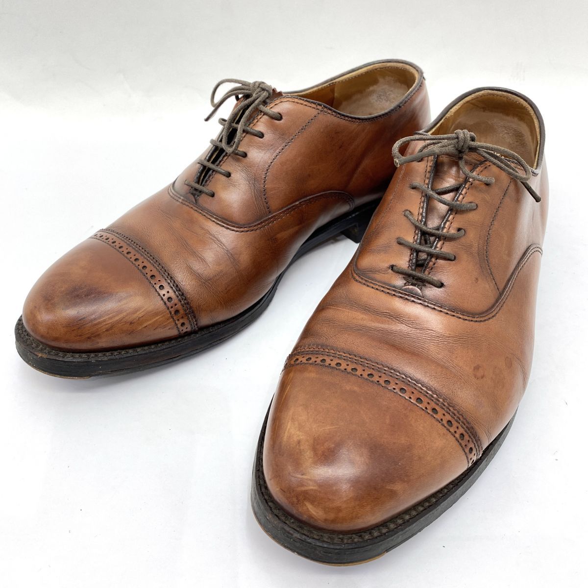 ALDEN オールデン パンチドキャップトゥ レザーシューズ 900 US9 27cm 箱無