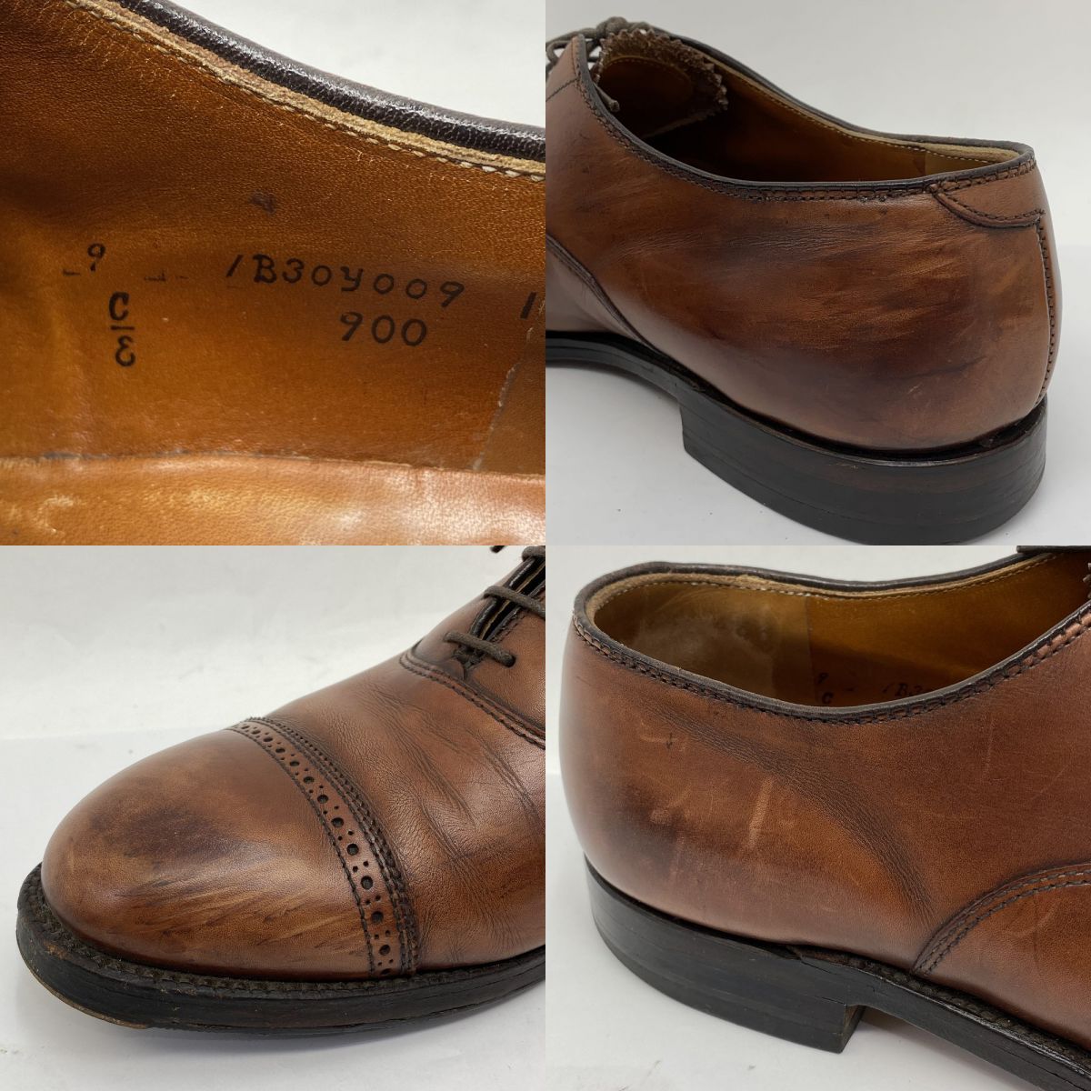 オールデン パンチドキャップトゥ