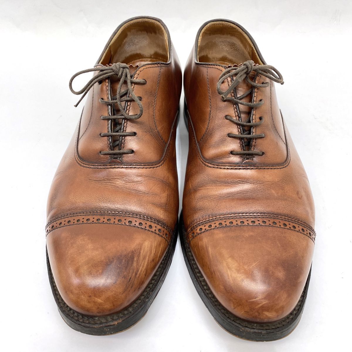 ALDEN オールデン パンチドキャップトゥ レザーシューズ 900 US 9 27 cm 箱無