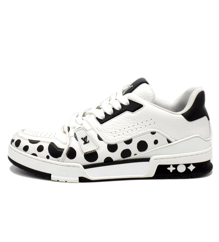 ルイヴィトン LOUIS VUITTON × 草間彌生 MS1212 LVトレーナー ローカット スニーカー f28496