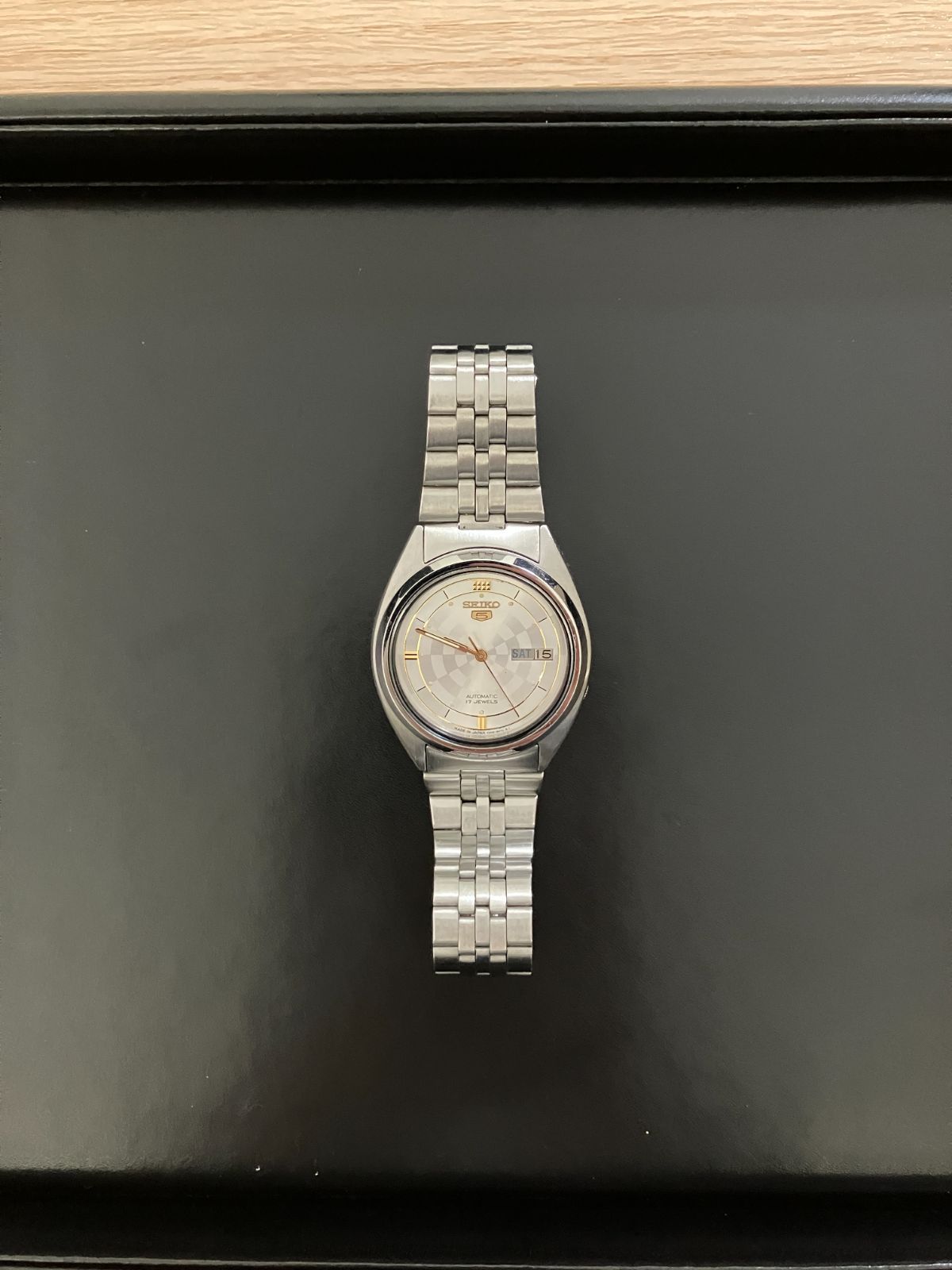 セイコー5 7009-3180 自動巻 デイデイト 腕時計