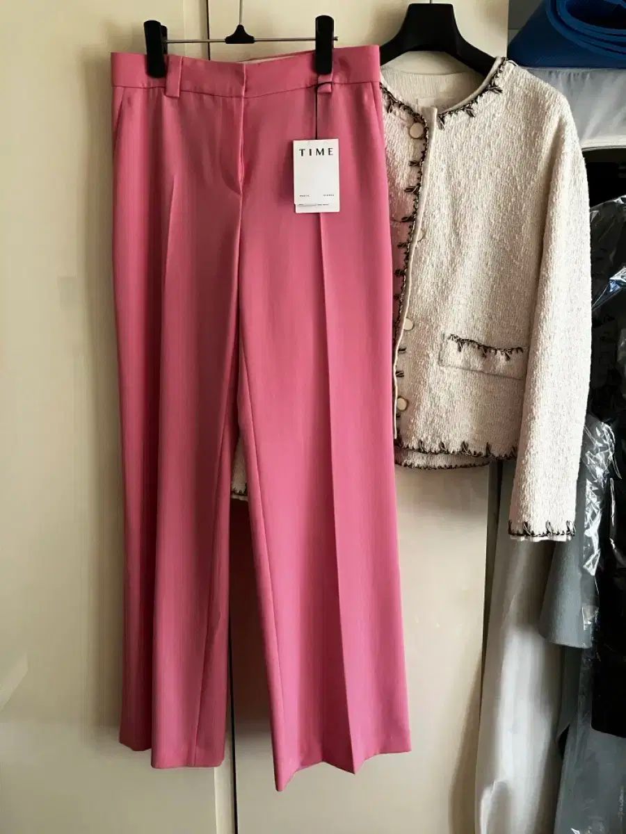 TIME ウール100%スラックス タグ55