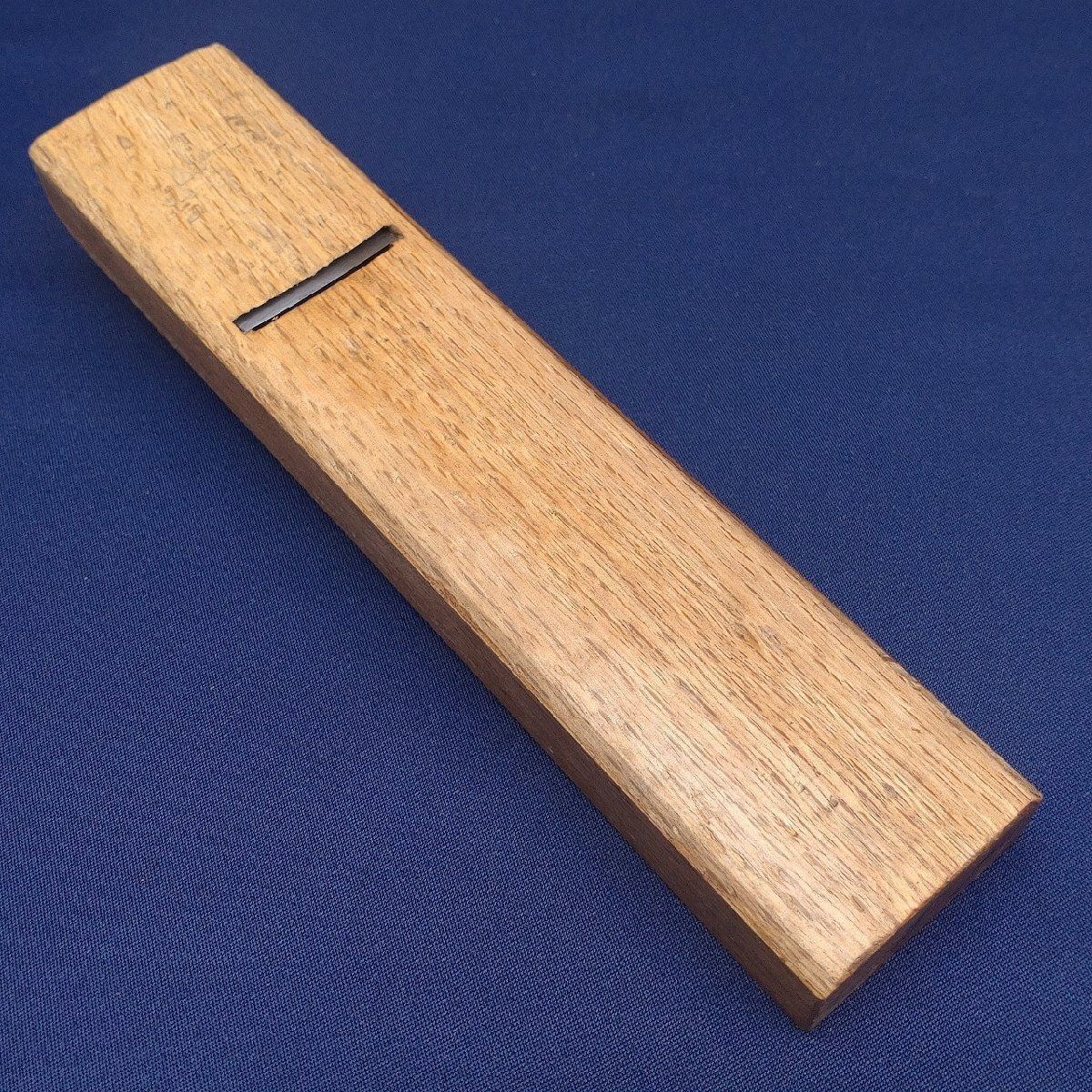 外丸鉋 森本 カネ左 一枚刃 刃幅約42㎜ 台長約260㎜ かんな カンナ 細工鉋 大工道具 工具 1169