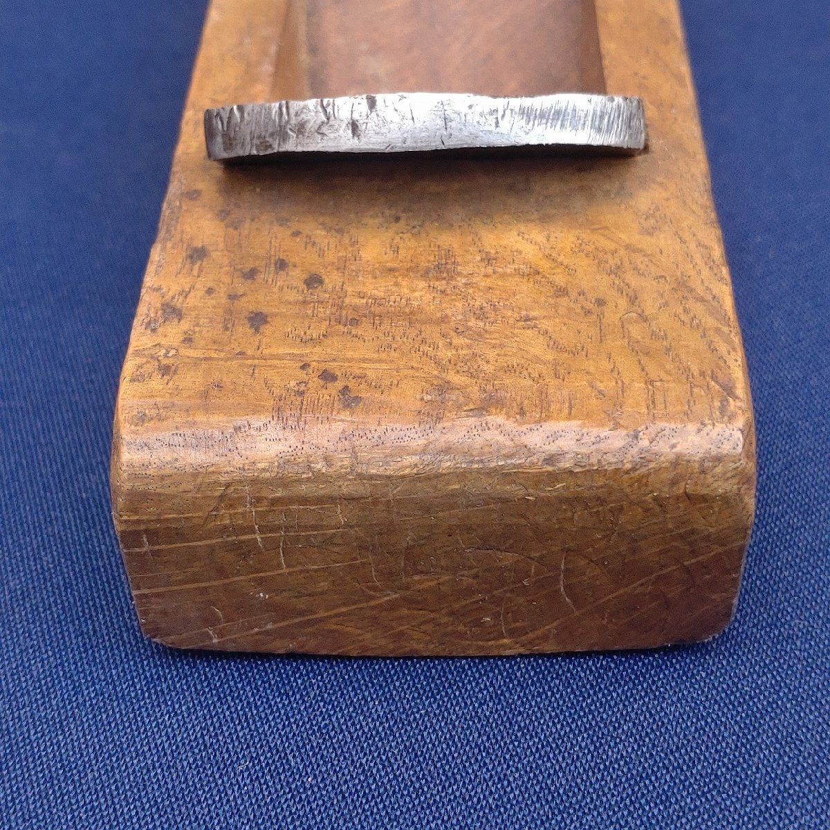  外丸鉋 森本 カネ左 一枚刃 刃幅約42㎜ 台長約260㎜ かんな カンナ 細工鉋 大工道具 工具 1169 切削工具 切削 切断 穴あけ