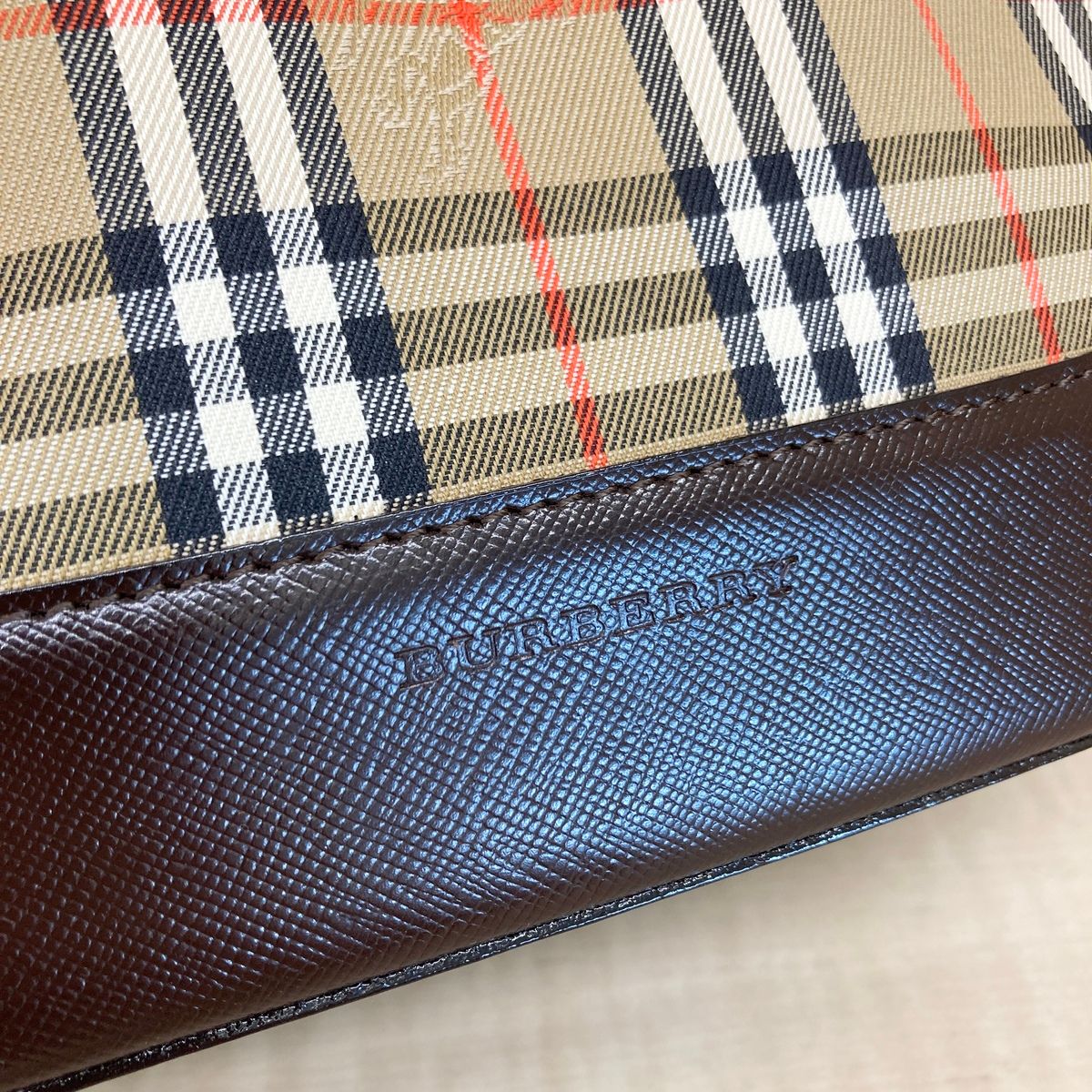 値下げ】BURBERRY バーバリー ノバチェック シャドーホース ワン 