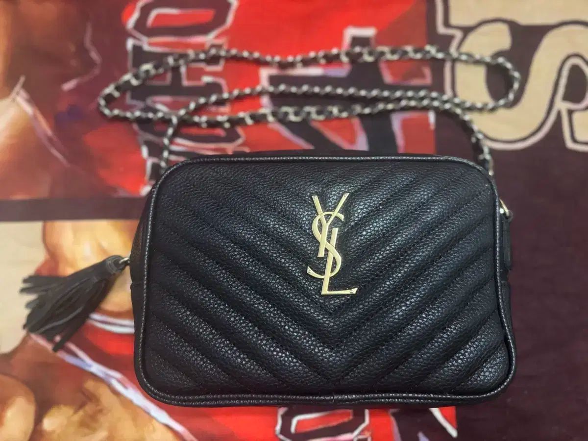 Saint Laurent サンローラン ブラック マトラッセ チェーンバッグ