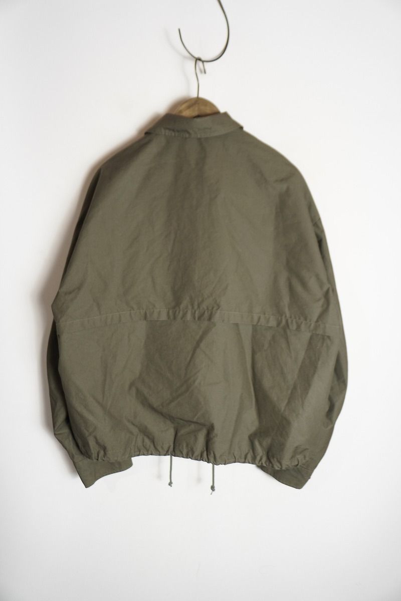 20SS MARKAWARE マーカウェア オーガニック コットン ウェザー スポーツ ジャケット 比翼 ボタン A20A-01BL01C 緑 サイズ 2 1025P 4