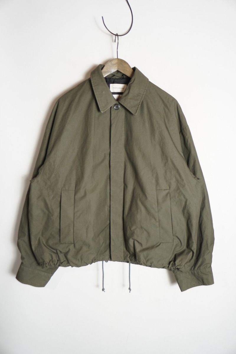 20SS MARKAWARE マーカウェア オーガニック コットン ウェザー スポーツ ジャケット 比翼 ボタン A20A-01BL01C 緑 サイズ 2 1025P 4
